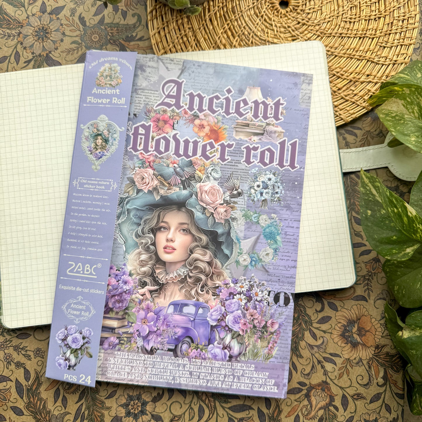 JMHH403 - sticker book old dream return series retro film cutting DIY hand book material creative sticker Book