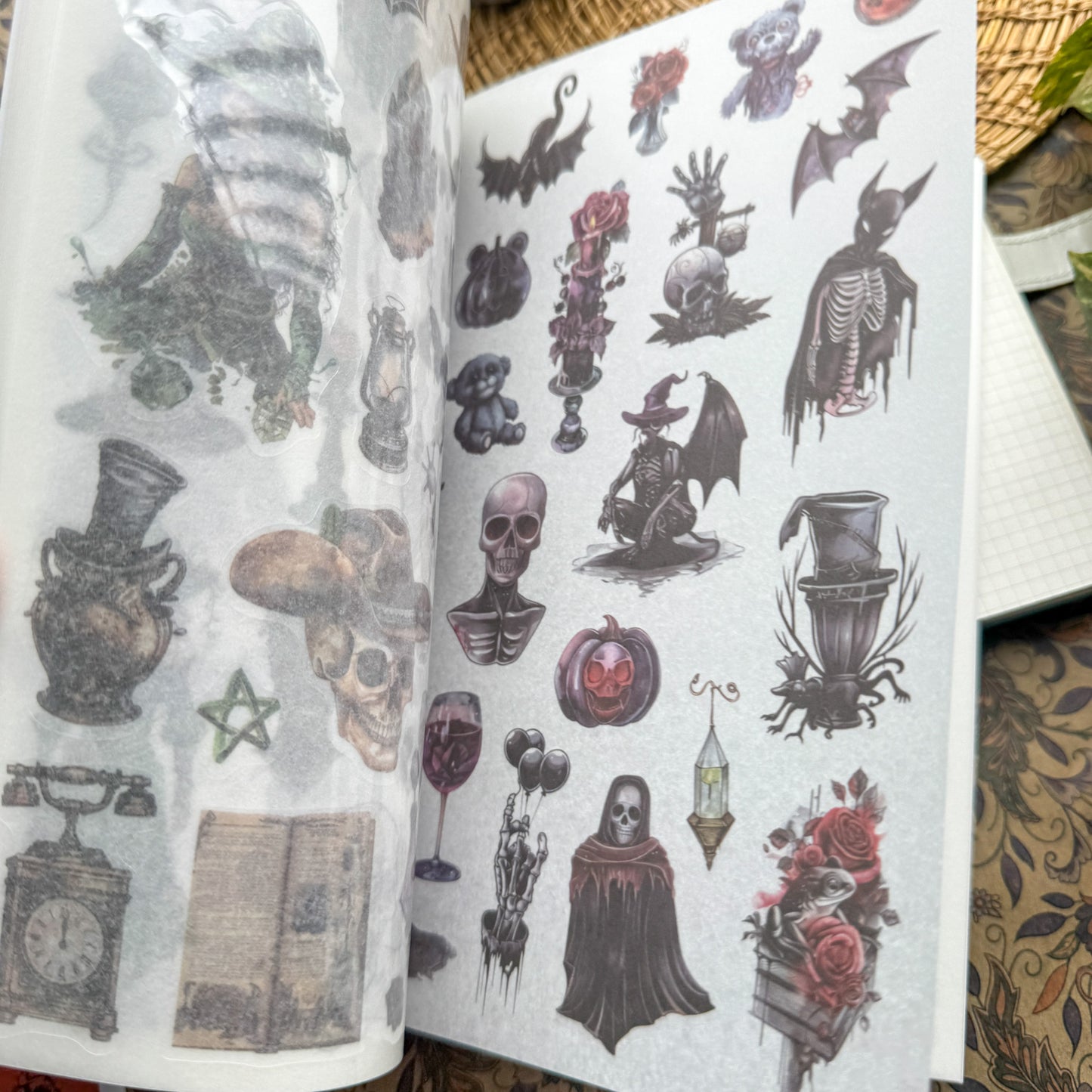 JMHH402 - sticker book old dream return series retro film cutting DIY hand book material creative sticker book