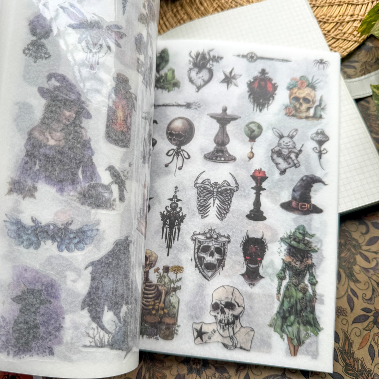 JMHH402 - sticker book old dream return series retro film cutting DIY hand book material creative sticker book
