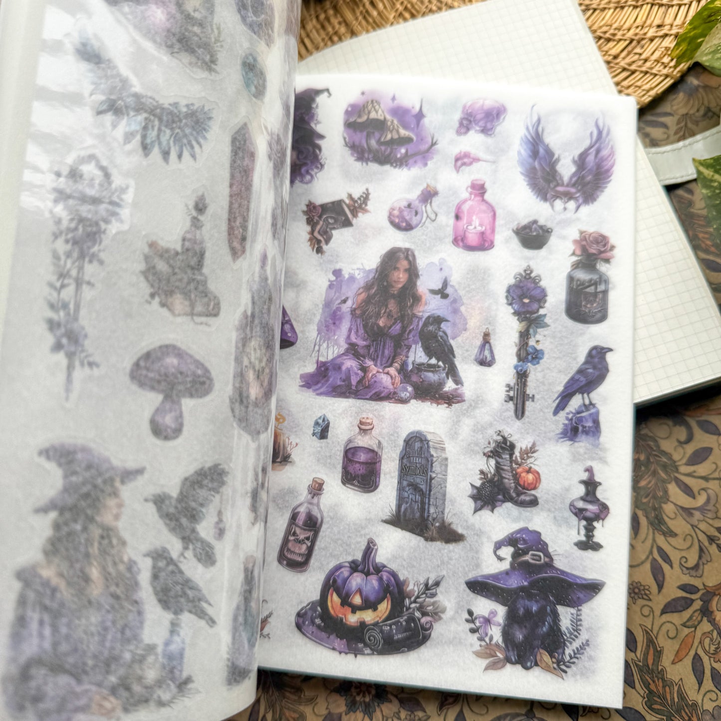 JMHH402 - sticker book old dream return series retro film cutting DIY hand book material creative sticker book