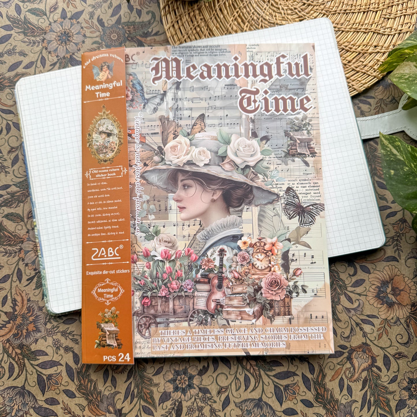 JMHH401 - sticker book old dream return series retro film cutting DIY hand book material creative sticker book