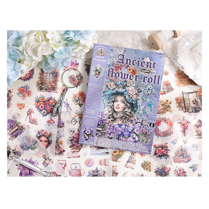 JMHH403 - sticker book old dream return series retro film cutting DIY hand book material creative sticker Book