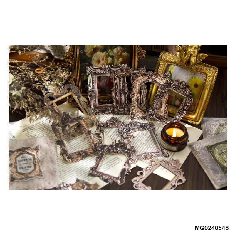 MG0240548 Vintage Frame Paper Cutout 80*100Mm 10Pc