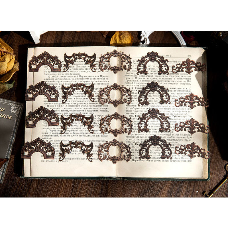 MG033-0848-Yan Ji sticker pack Romantic Rule series Retro Baroque notebook material 20 pieces into 6 options