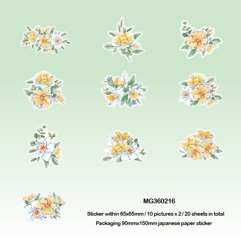 Summer Solstice Mg360216 Paper Sticker 20Pc