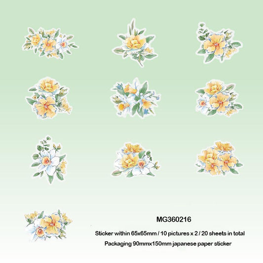 Summer Solstice Mg360216 Paper Sticker 20Pc