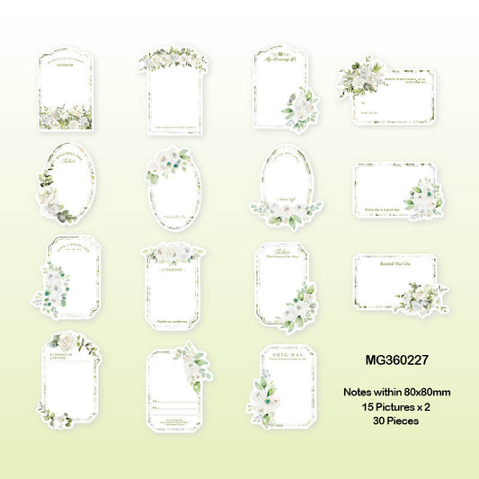 Mg360227 Blooming Dreamer Paper Cutout Sticker 30P