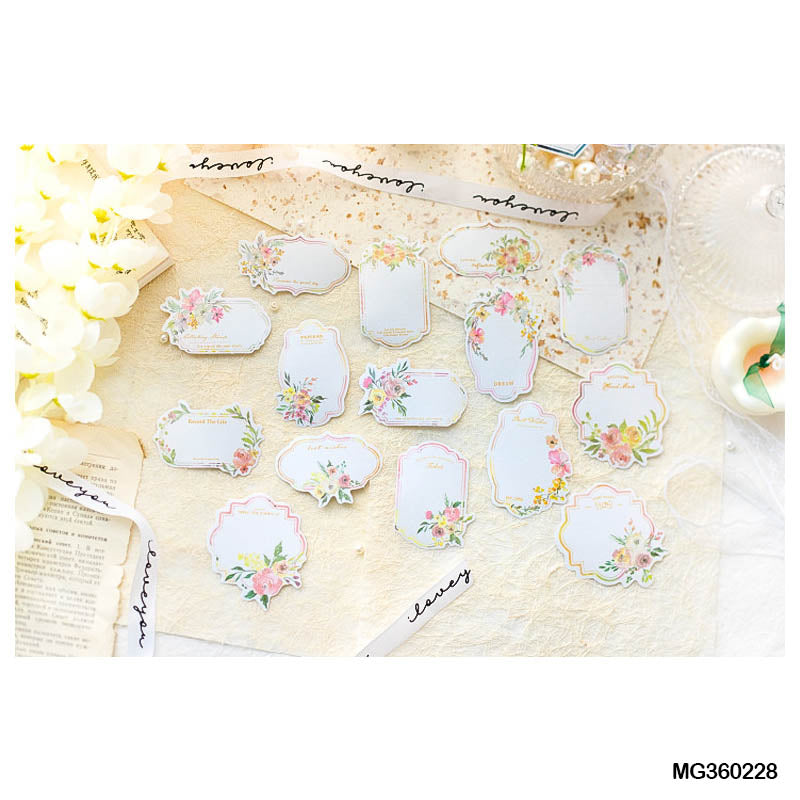 Mg360228 Blooming Dreamer Paper Cutout Sticker 30P