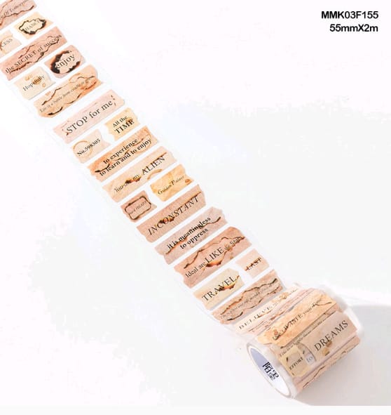 MMK03F155 Decorative Tape Roll Sticker 55mm* 2Mtr