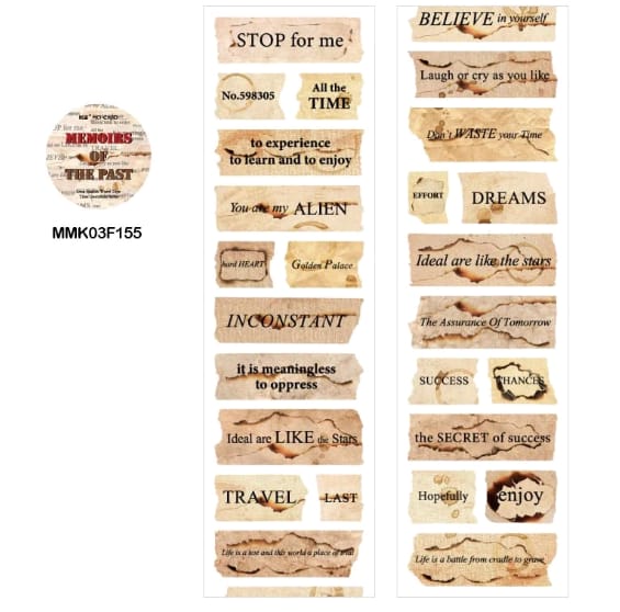 MMK03F155 Decorative Tape Roll Sticker 55mm* 2Mtr