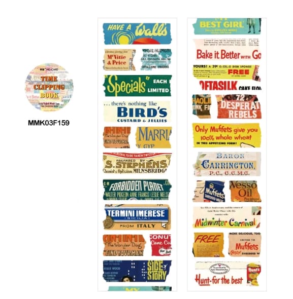 MMK03F159 Decorative Tape Roll Sticker 55mm* 2Mtr