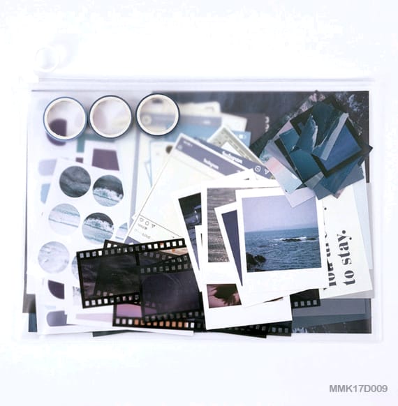 MMK17D009 - Journal Paper, Transparent Stickers Combo | 64 Pcs | Within 210-297 mm