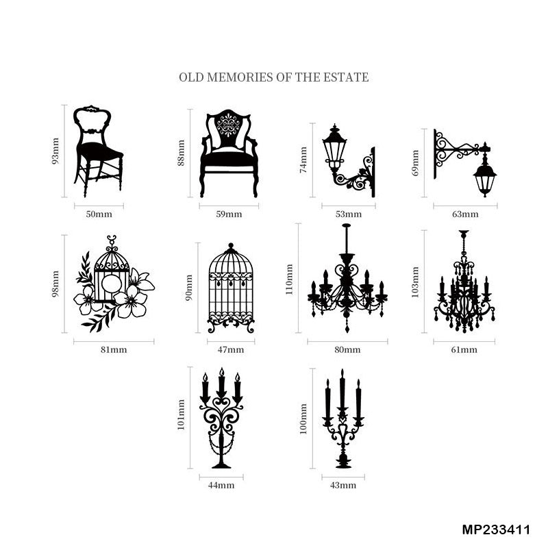 MP233411 Dream Seeking Diy Paper Cutout Ss 20Pc