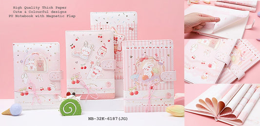 NB-32K-6187 - #4 Pink Cute Kawaii Notebook | Diary