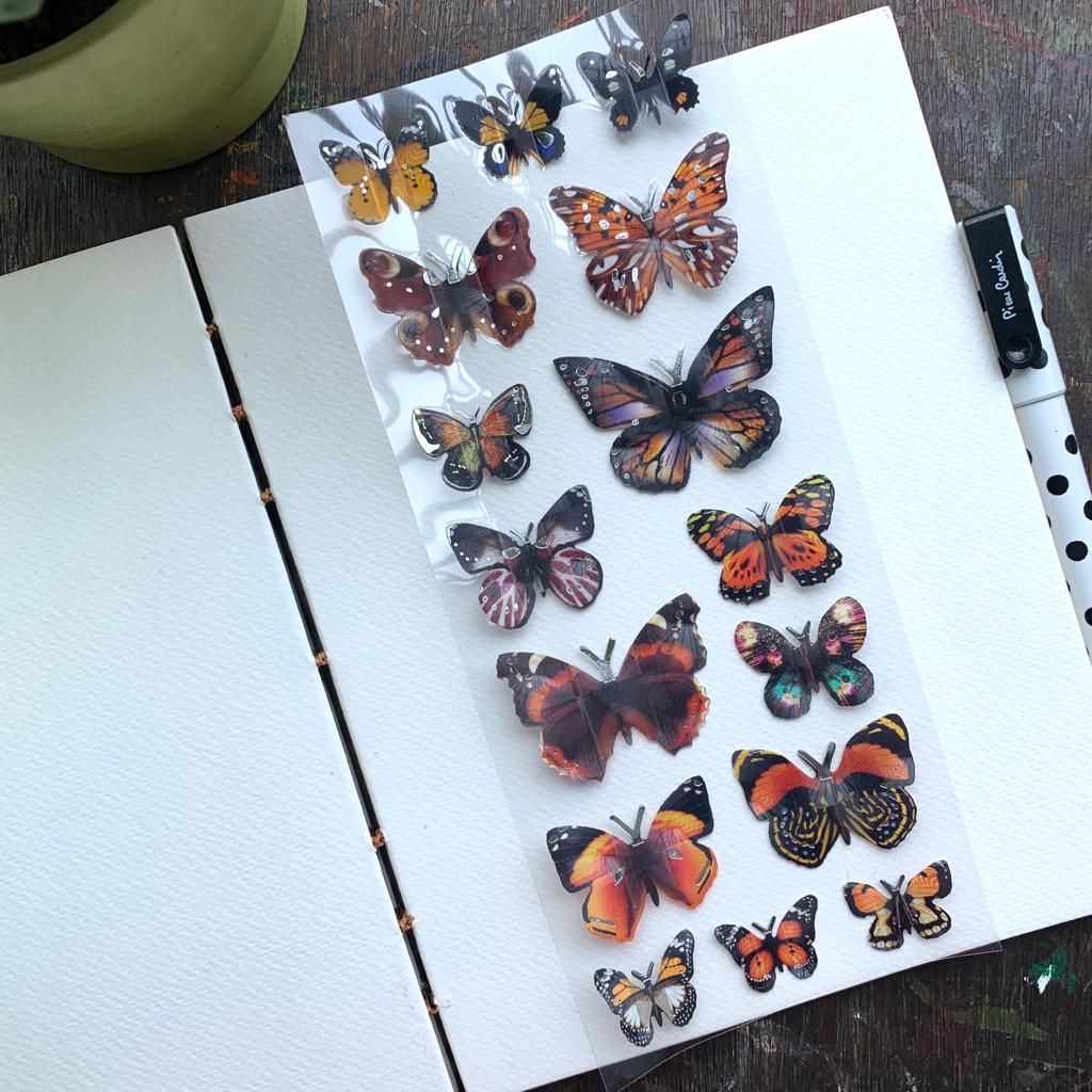 953375 #4 POPUP 3D BUTTERFLY STICKER