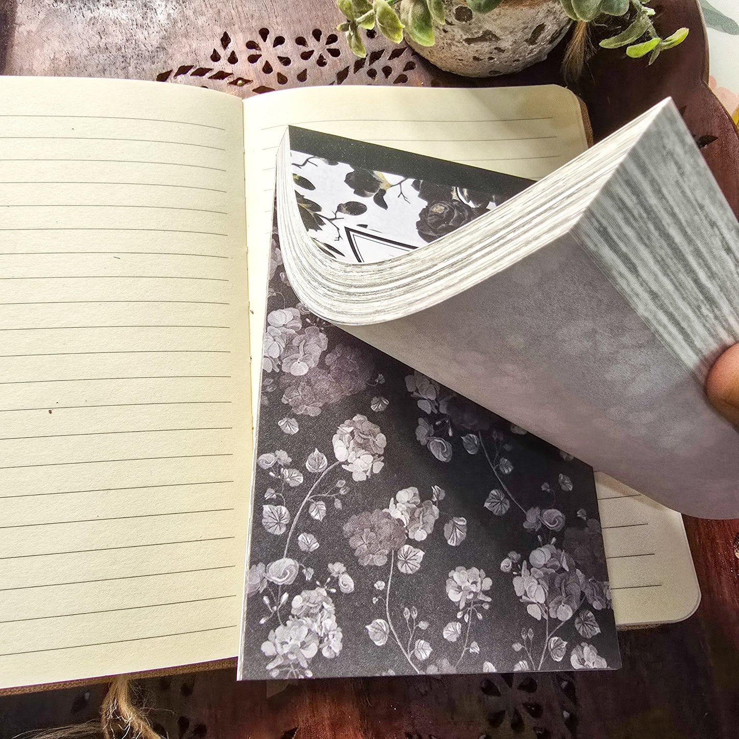 SYHY-605 | 100 Sheets| Senyu Garden books of plants | Black n White