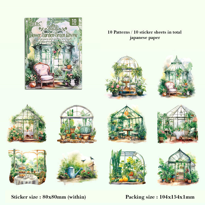 SZHJ601 - material pack watercolor dream series ins wind and paper hand curtain retro film DIY sticker