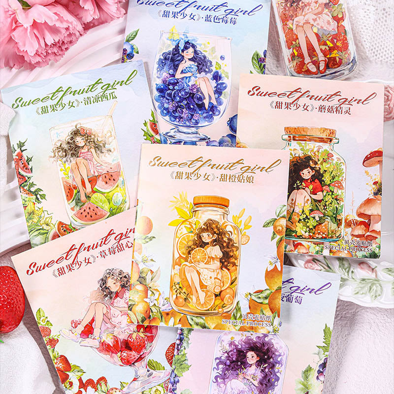 Tgsn005 Sweet Fruit Girl Deco Sticker