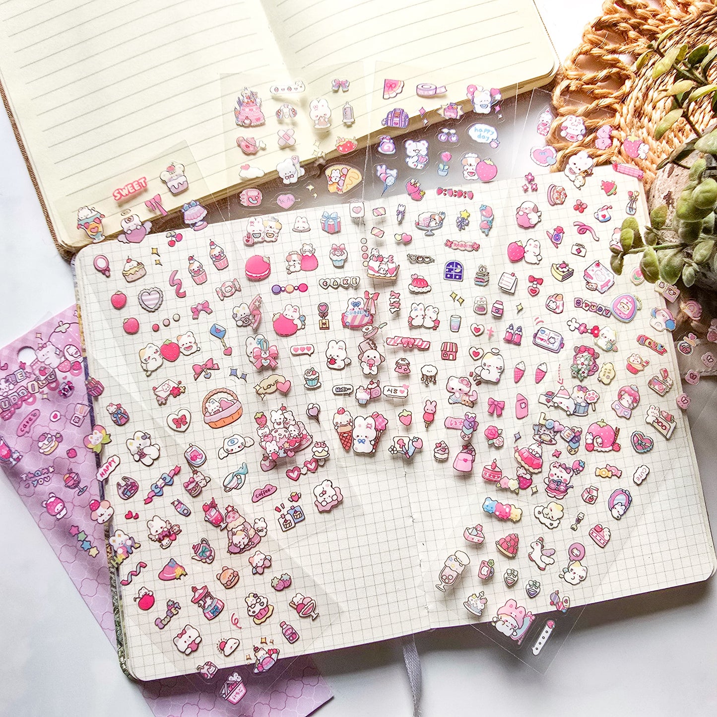 TGXY401 - sticker candy heart langu series children cute sticker waterproof pet hand account diy film card