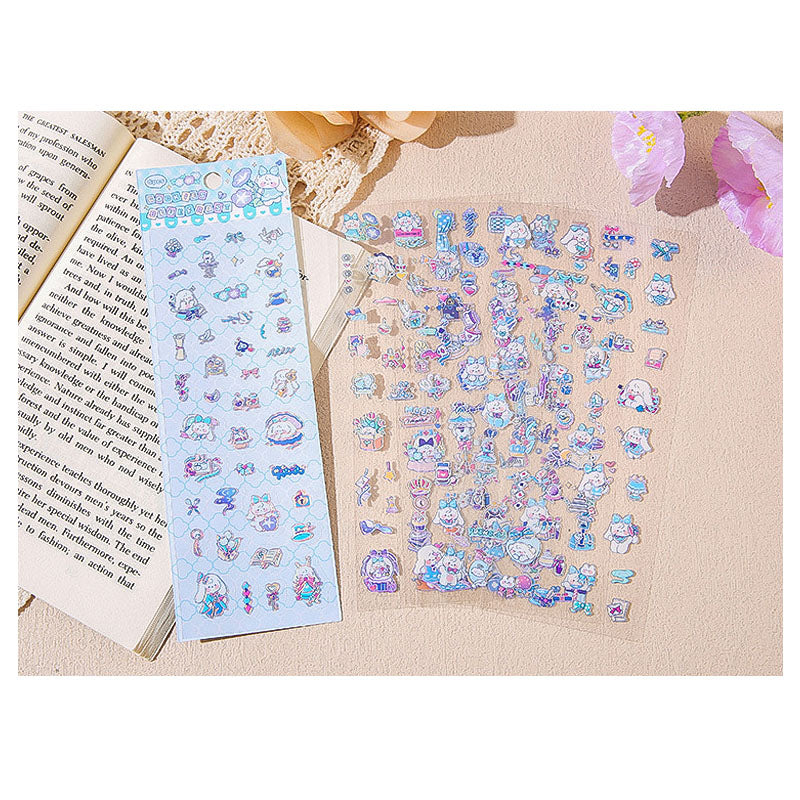 TGXY402 - sticker candy heart langu series children cute sticker waterproof pet hand account diy film card