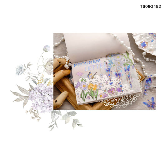 TS06G182 Jewelry Fantasy Illustrated Sticker 40Pc