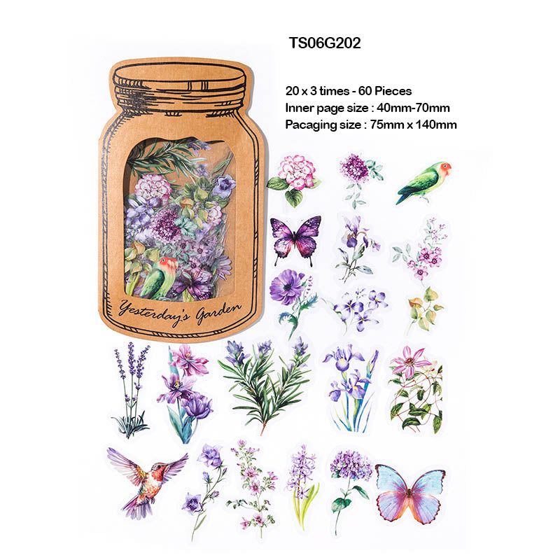 Ts06G202 Sugar Poetry Pet Sticker Pack 60Pc