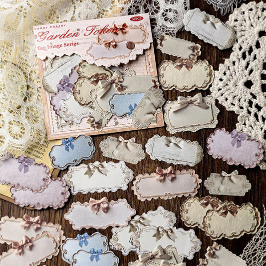 TS06H224-Sugar Poetry Sticker Pack Label Movie Series Retro Baroque Style Notebook Frame Material 30 Sheets 6 Styles