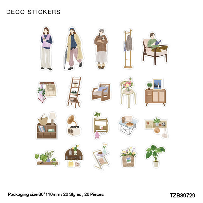 Tzb39729 Infeel Pet Sticker Pack 20Pc | Girl Stickers