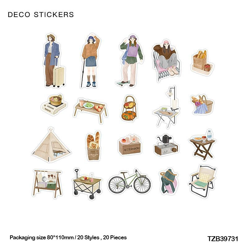 Tzb39731 Infeel Pet Sticker Pack 20Pc | Girl Stickers