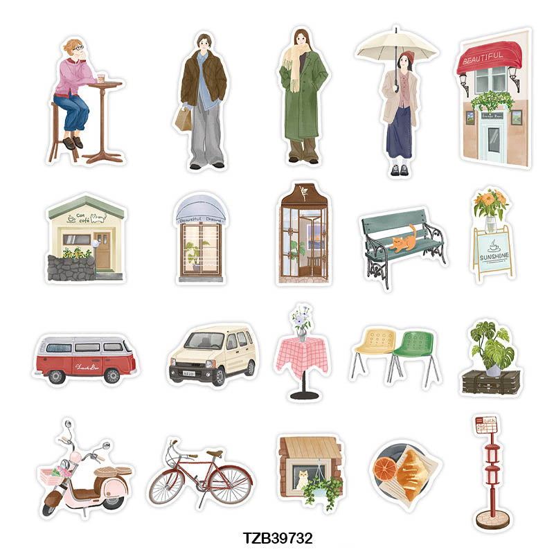 Tzb39732 Infeel Pet Sticker Pack 20Pc | Girl Stickers