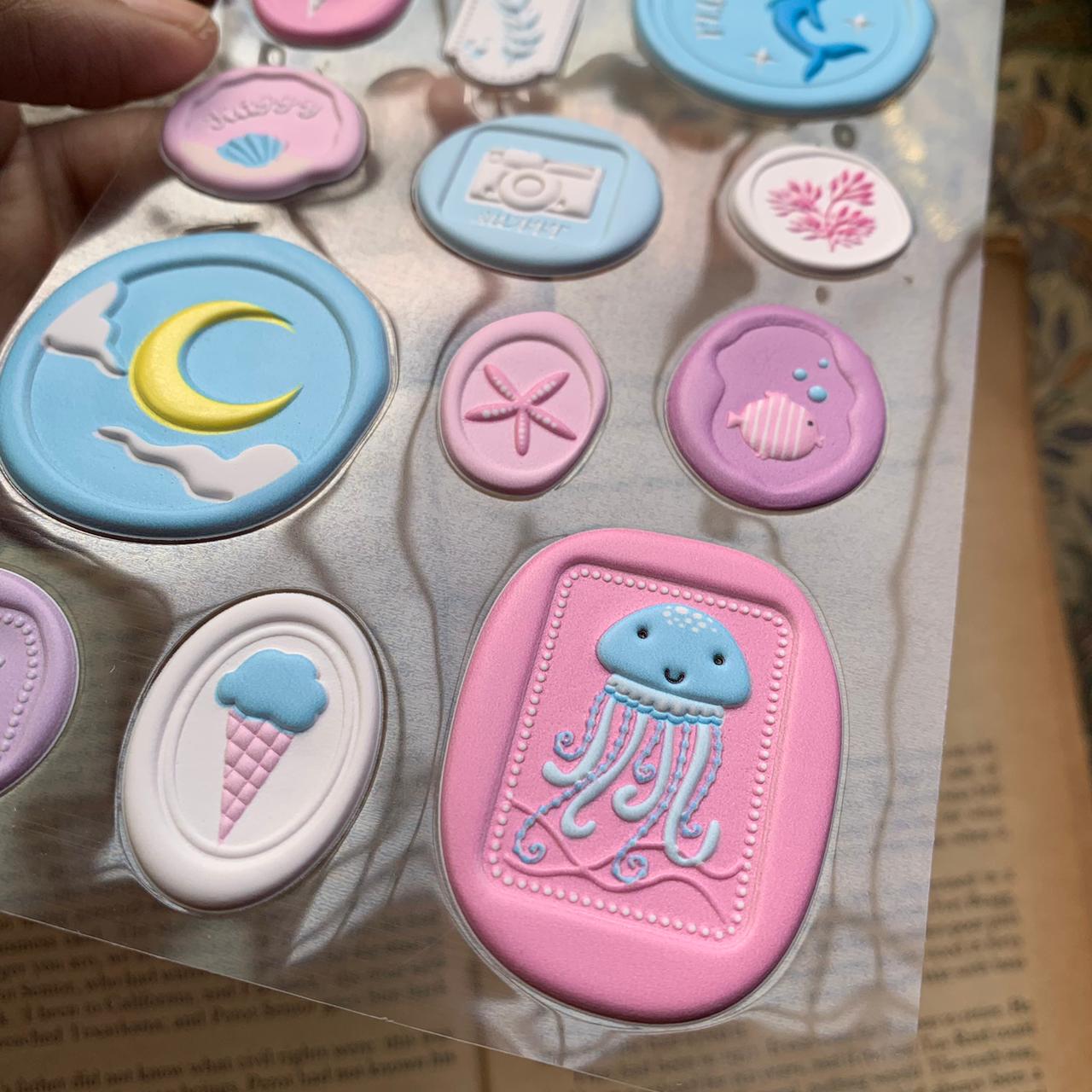 WXMYZ 7 Wax Sealed Themed Sticker | Wax Stamp Sticker