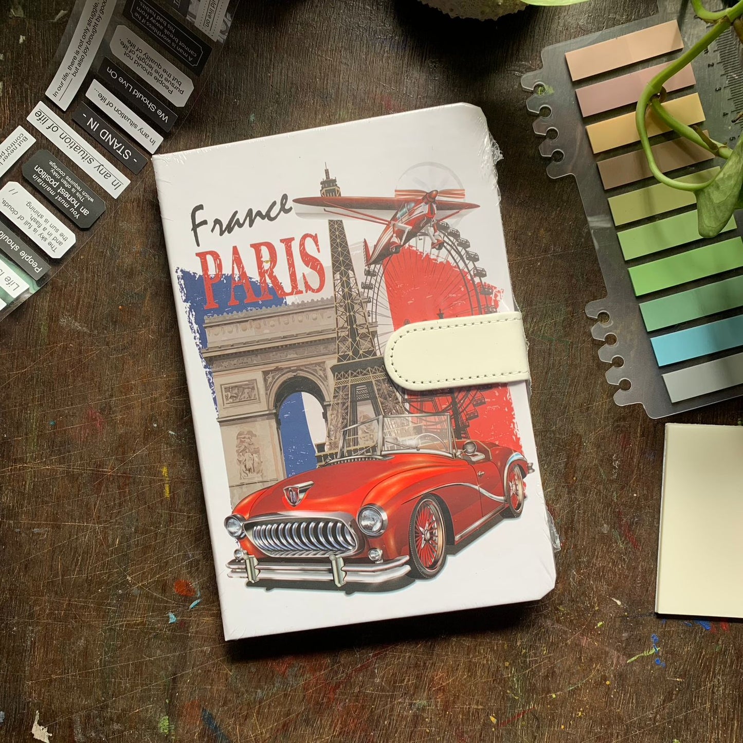 Magnetic Notebook A5 Ruled Paper Natural Shade| Pages 256(128*2) | 80837
