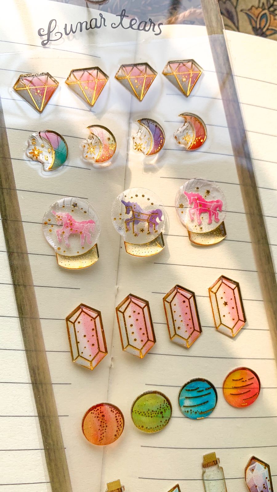 ZWBLXH #3 Sticker Lunar Tears | Transparent Stickers | Pet Stickers