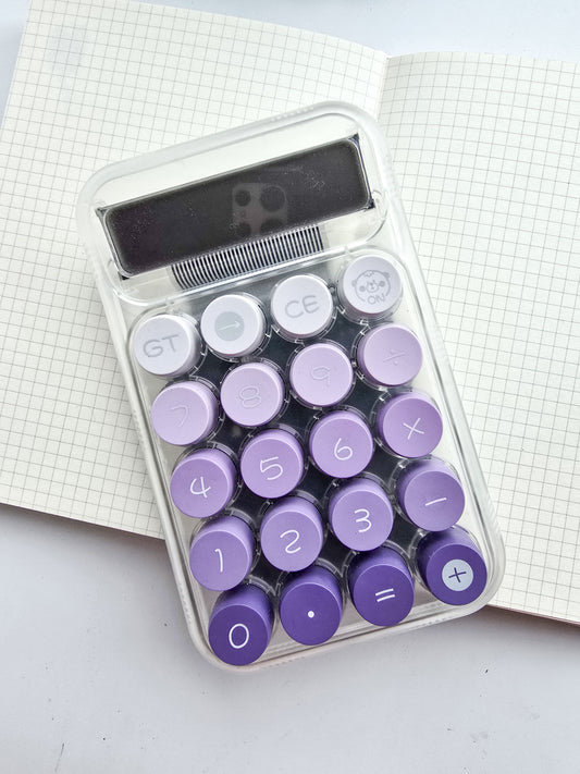 RZ-819 Pro Electronic Calculator|Purple,Peach,Green,Blue