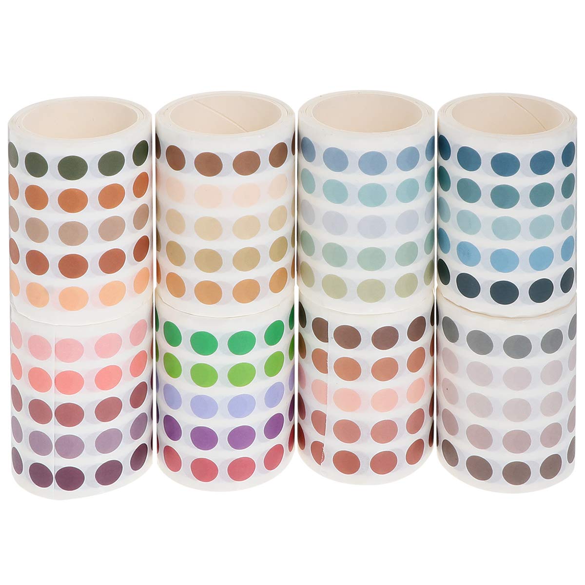Dots Washi Tape| Small Die Cut Washi Circle Sticker| Random Washi Tape| Individual Round Dot |Masking Tape For Crafts| Scrapbooking| Journals| Planners