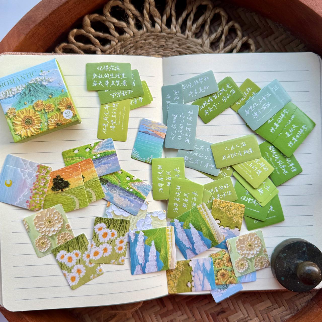 KQ1027ROP Paper Sticker Box (6 boxes inside ) TOTAL 300 Stickers