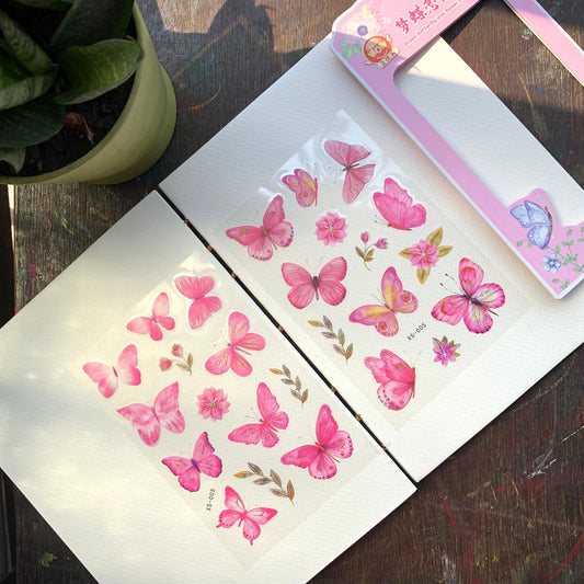 XS-005 DREAM BUTTERFLY STICKER 2 Sticker Sheets