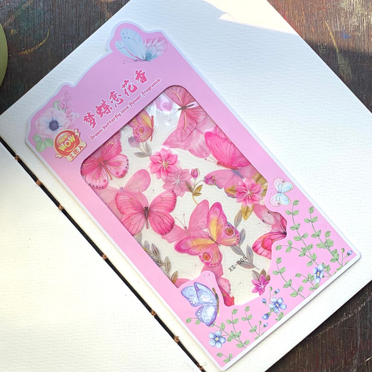 XS-005 DREAM BUTTERFLY STICKER 2 Sticker Sheets