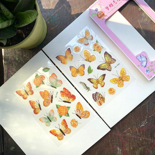 XS-006 DREAM BUTTERFLY STICKER 2 Sticker Sheets