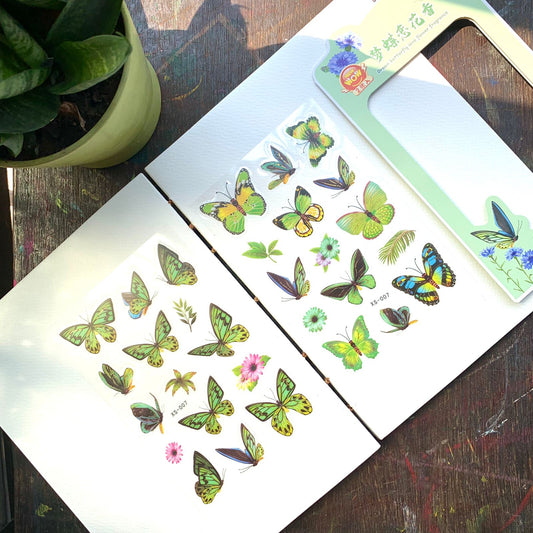 XS-007 DREAM BUTTERFLY STICKER 2 Sticker Sheets