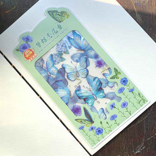 XS-008 DREAM BUTTERFLY STICKER 2 Sticker Sheets