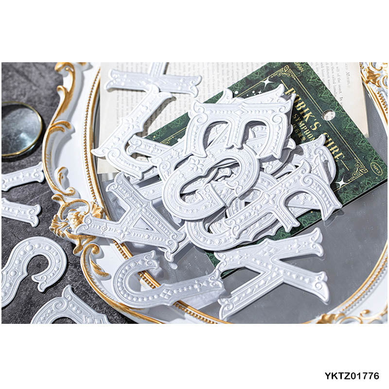 YXTZ01776 Rubiks Cube Embossed Letter Sticker 26Pc
