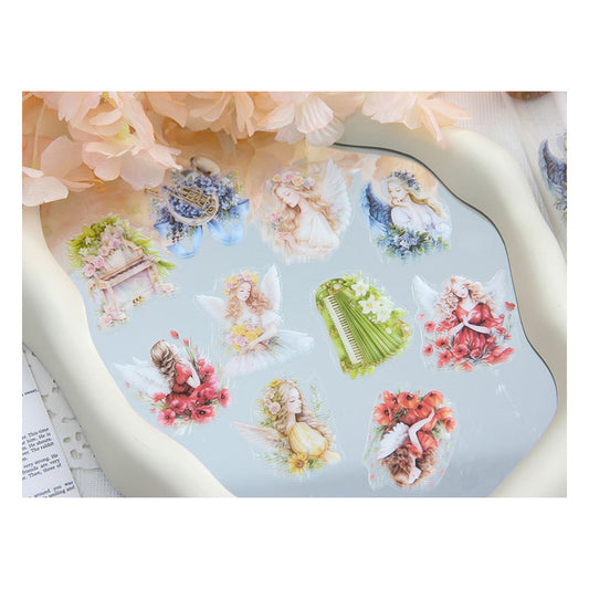 YYXZ601 -Sticker Roll| tape rhyme Wizard series pet hand curtain tape film character diy material sticker