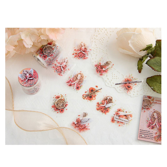 YYXZ602 -Sticker Roll| tape rhyme Wizard series pet hand curtain tape film character diy material sticker