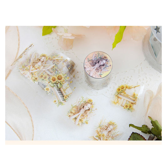 YYXZ603 - Sticker Roll| tape rhyme Wizard series pet hand curtain tape film character diy material sticker