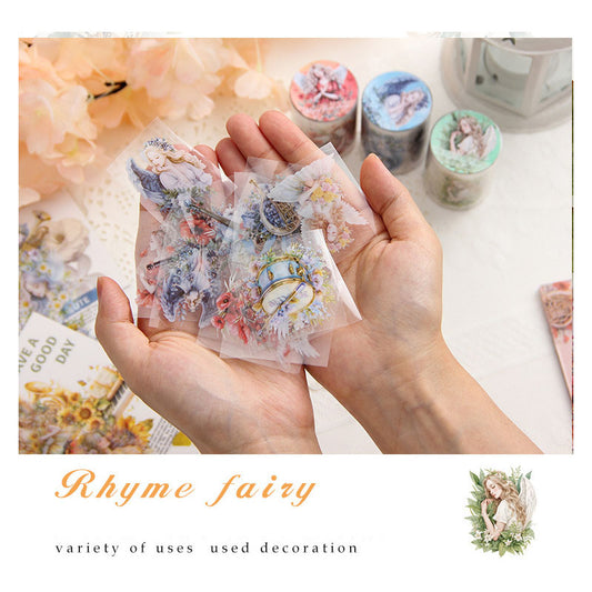 YYXZ604 - Sticker Roll| tape rhyme Wizard series pet hand curtain tape film character diy material sticker