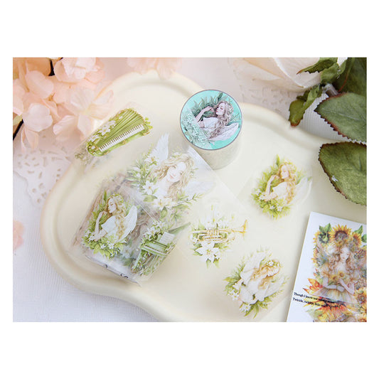 YYXZ605 - Sticker Roll| tape rhyme Wizard series pet hand curtain tape film character diy material sticker