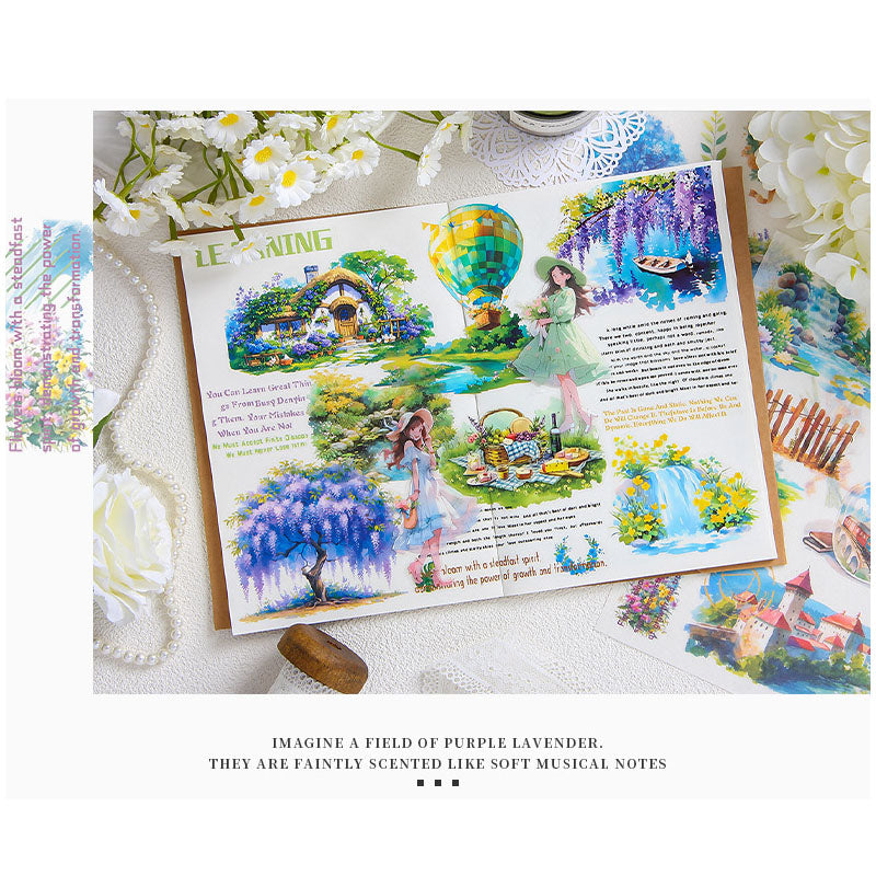ZLMD404 - stickers Benzhilan full-floor series waterproof cut film stickers handbook material 20 pieces into 4 types