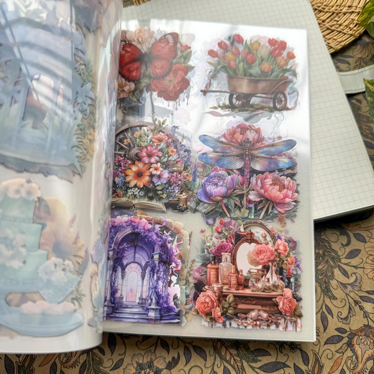 ZLMD401 - stickers Benzhilan full-floor series waterproof cut film stickers handbook material 20 pieces into 4 types