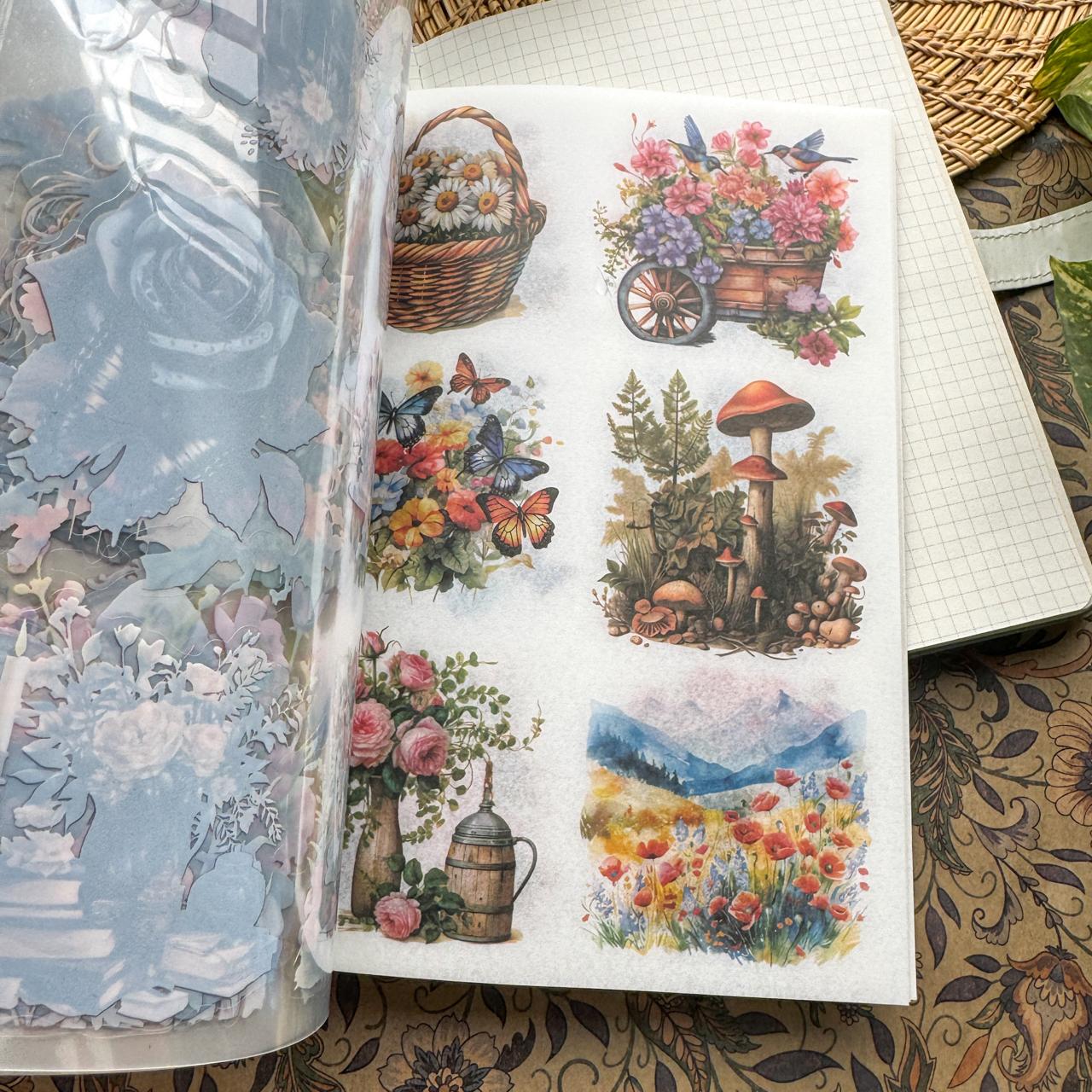 ZLMD401 - stickers Benzhilan full-floor series waterproof cut film stickers handbook material 20 pieces into 4 types